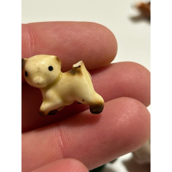 Vintage Lot Of Mini Animals Lot Monopoly Dog Piece Cat Pigs Fox Collectible Rare - Picture 9 of 16